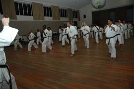 Kyokushin Rengkokai Africa training 4